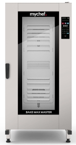 Piec konwekcyjno-parowy elektryczny | z wózkiem | piekarniczo-cukierniczy | automatyczny system myjący | 16x600x400 |  34,7 kW | 400 V | Mychef BAKE MAX MASTER 16E TSC | System TSC - najwyższa stabilność temperatury