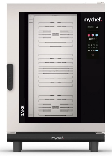 Piec konwekcyjno-parowy elektryczny | piekarniczo-cukierniczy | automatyczny system myjący | 10x600x400 |  18,9 kW | 400 V | Mychef BAKE MASTER 10E  TSC | System TSC - najwyższa stabilność temperatury