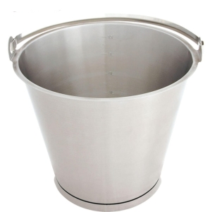 wiadro stalowe z pierścieniem, Ø 290 mm, V 12 L
