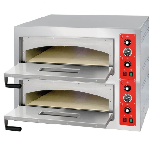 Piec do pizzy 2-komorowy 2x4x36cm Stalgast 781020