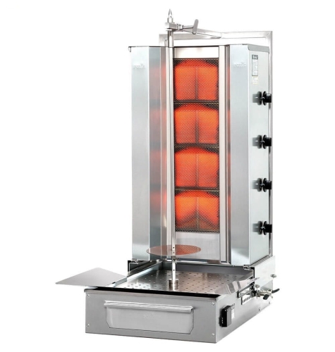 gyros, kebab gazowy, F GD 4, P 14 KW, G 30 Potis