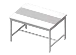 Stół przyścienny z płytami polietylenowymi spawany STALGAST