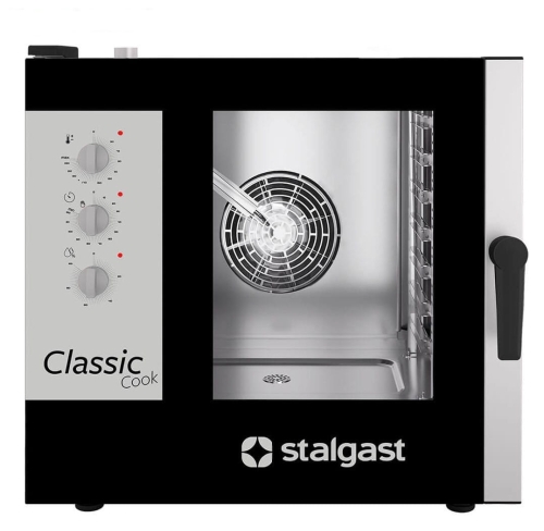 Gazowy piec konwekcyjno-parowy 7xGN1/1 manualny  ClassicCook 14 kW  Stalgast 9100046