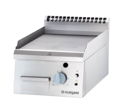Płyta grillowa gazowa, gładka, 6.5 kW, G20 Stalgast 9730110