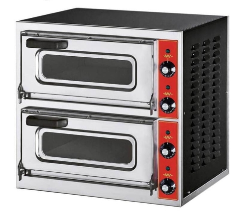 Piec do pizzy COMPACT 2-komorowy 2 x 1x40cm firmy GGF