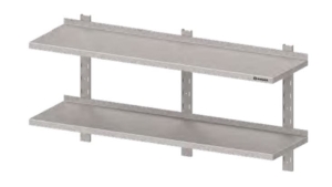 Półka wisząca przestawna podwójna  Stalgast 