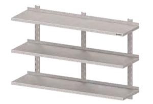 Półka wisząca przestawna potrójna  Stalgast