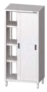 Szafa przelotowa drzwi suwane h=2000 mm Stalgast 