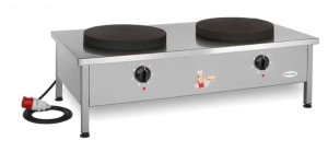 Taboret elektryczny 2-płytowy 1200x700x380mm KE 2 firmy EGAZ 10,0 kW 